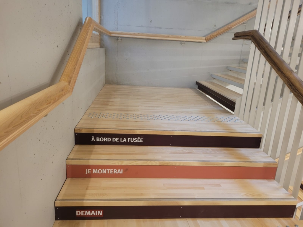 Escaliers collèges Agnès Acker Strasbourg