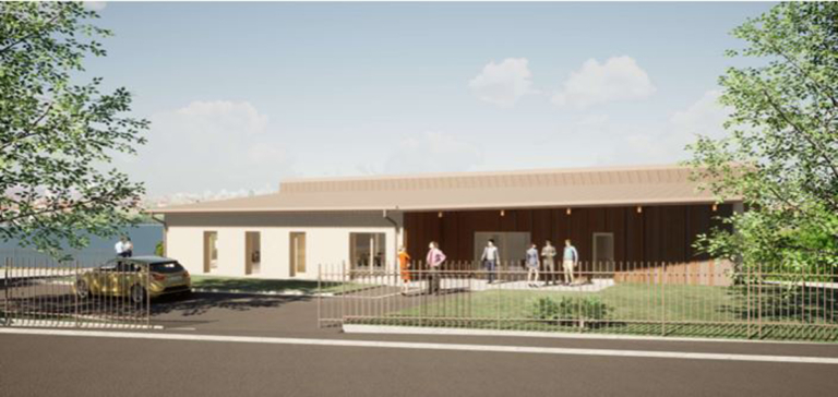 Construction neuve de la Maison du football à Épinal (88) dans les Vosges